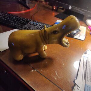 Sergio Bustamante Sermel signed Hippo